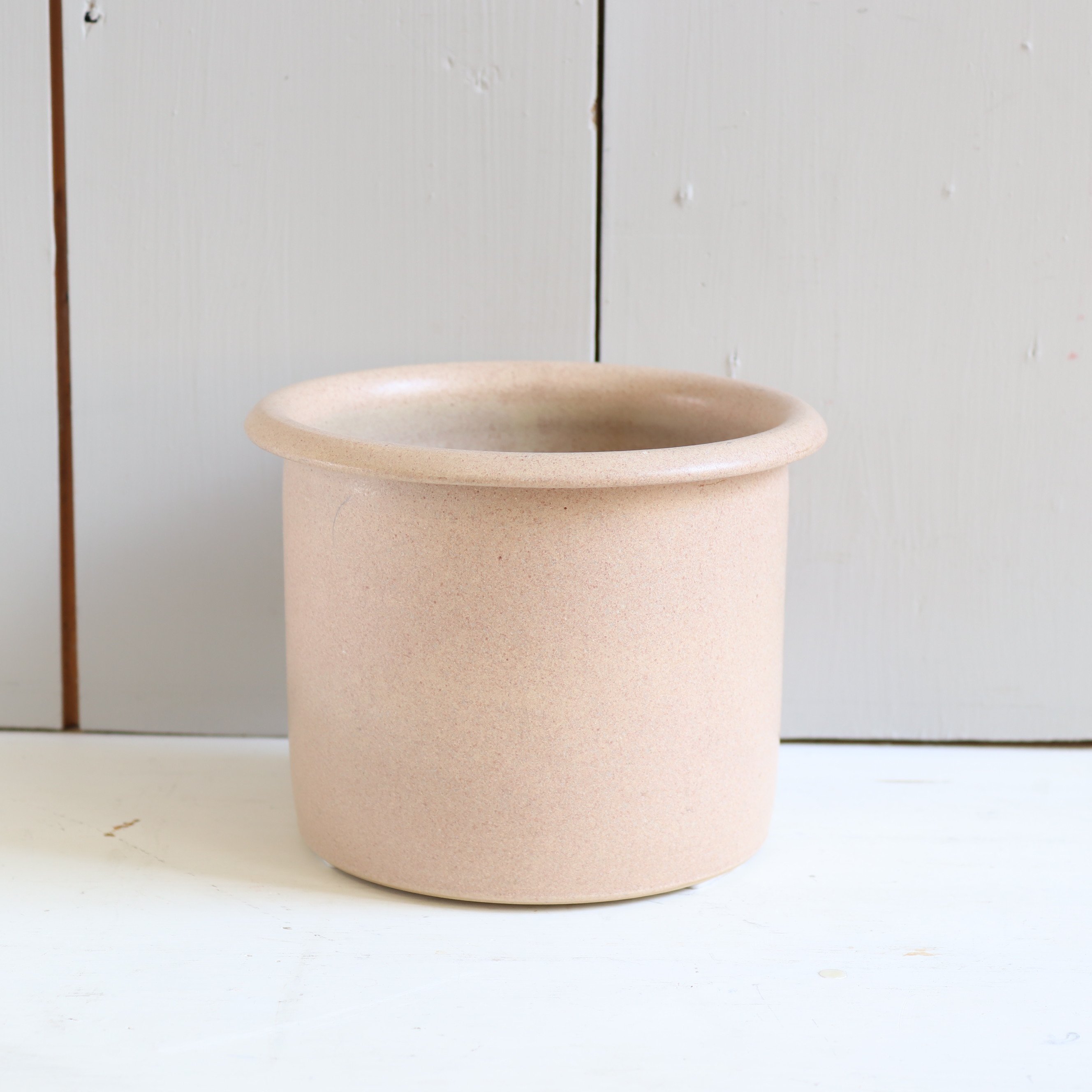 Vintage bloempot roze