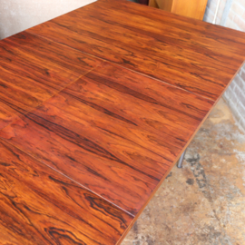 Vintage eettafel Pastoe Cees Braakman uitschuifbaar metaal SM08
