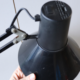 Vintage architecten lamp zwart