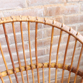 Vintage rotan fauteuil