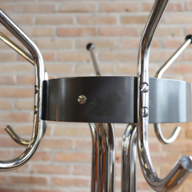 Vintage staande kapstok chroom Design Tubax 1960