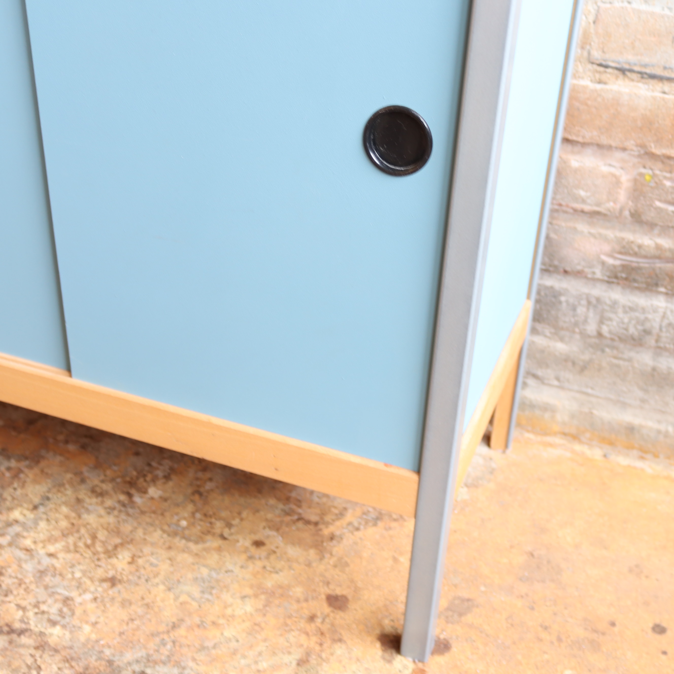 Vintage design kast kewlox blauw