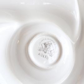 Vintage snack bord / chip 'n dip bord italie