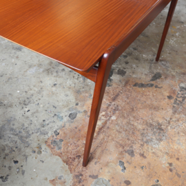 Vintage eettafel uitschuifbaar groot jaren 60