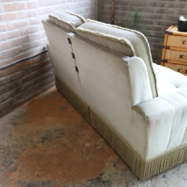 Vintage velvet bank klein groen