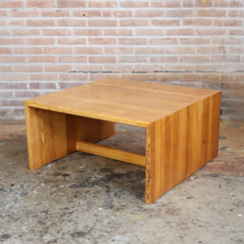 Vintage Scandinavische salontafel jaren 70 pinewood minimalist