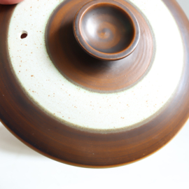 Dekschaal vintage Denby russet engels keramiek