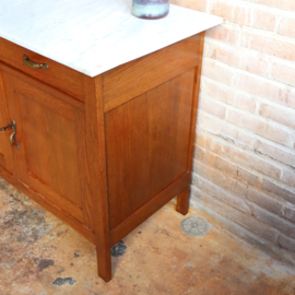 Vintage dressoir jaren 30 marmer blad