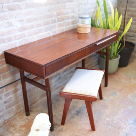 Vintage kaptafel inklapbaar spiegel