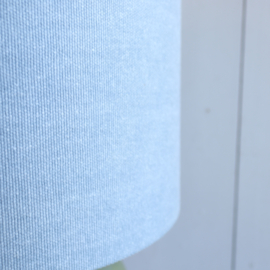 Vintage lamp keramiek blauw groen