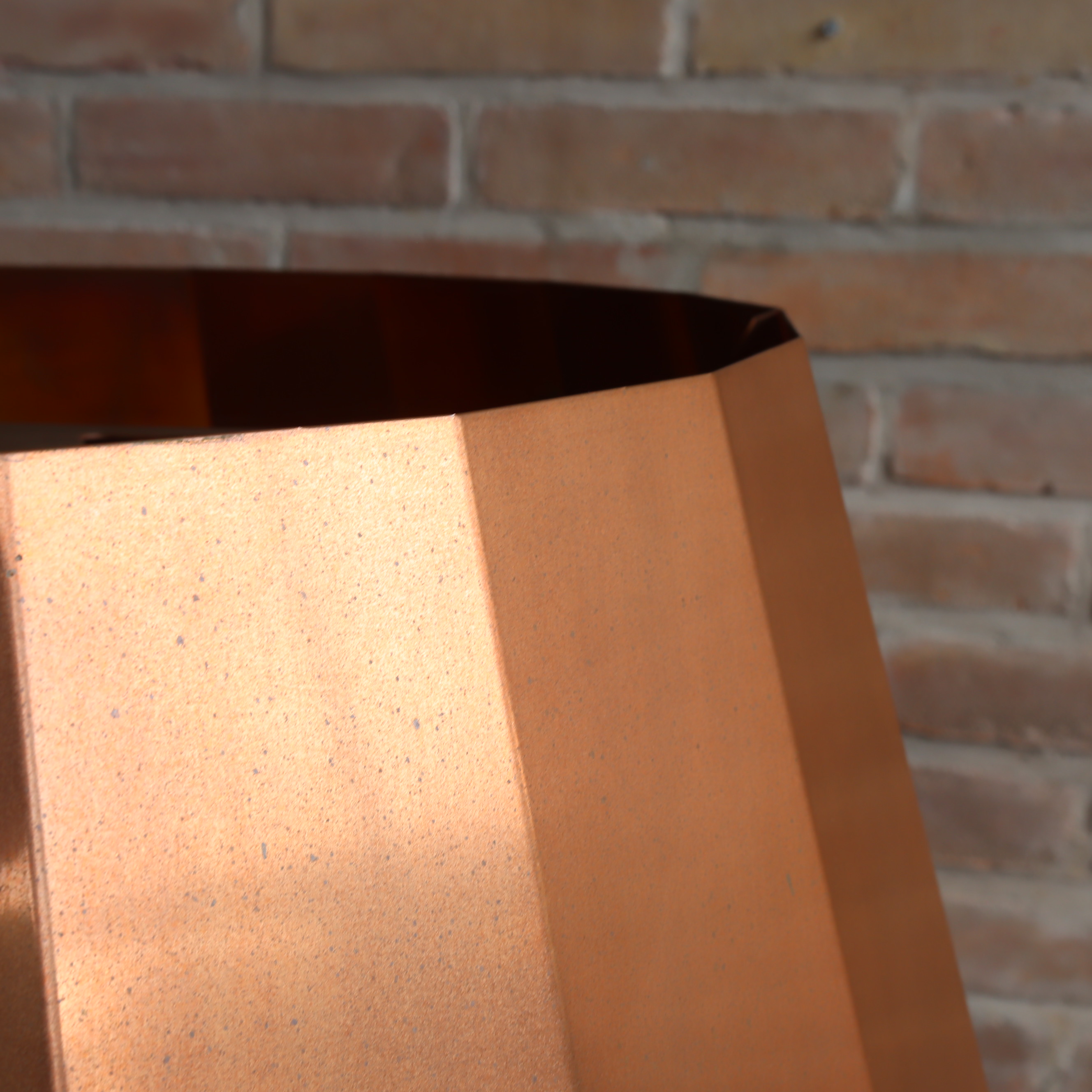 Design lamp Piet Hein Eek koper plisse hanglamp