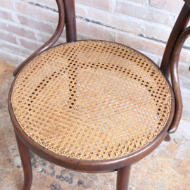 Vintage thonet stoel webbing