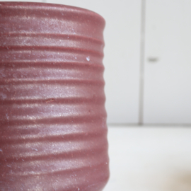 Vintage bloempot paars