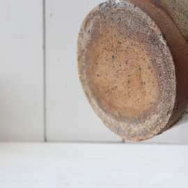 Vintage grote vaas steen groen