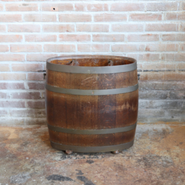Vintage hoge plantenbak / paraplubak jaren 70