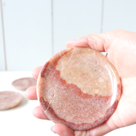 onderzetters roze marmer
