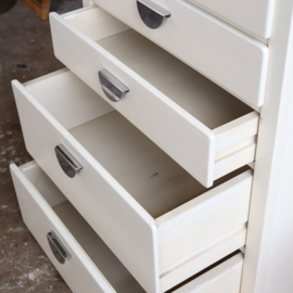 Vintage hoge smalle kast Bruynzeel