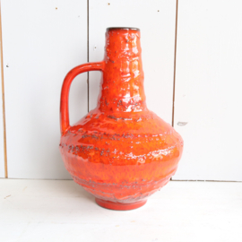 Vintage vaas germany oranje groot