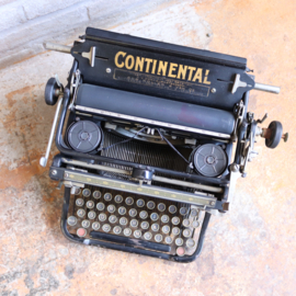 Vintage typemachine groot zwart continental