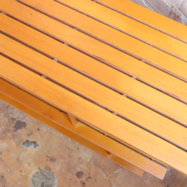 Vintage boekenrek hout