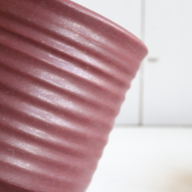 Vintage bloempot paars