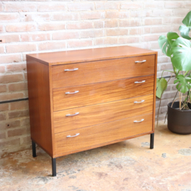 Vintage ladekast teak jaren 70