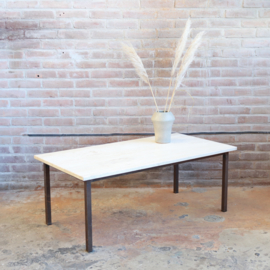 Vintage travertin salontafel