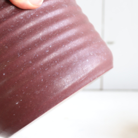 Vintage bloempot paars