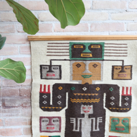 Vintage groot wandkleed bohemien