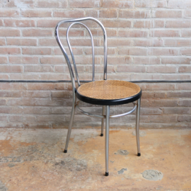 Vintage ''thonet stijl'' stoel rvs