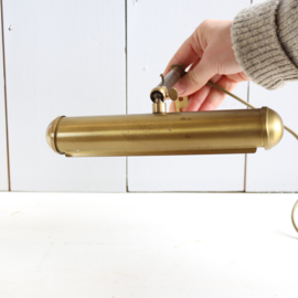 Schilderij lamp messing