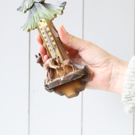 Vintage wand thermometer hertjes