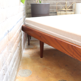 Vintage daybed teak hout