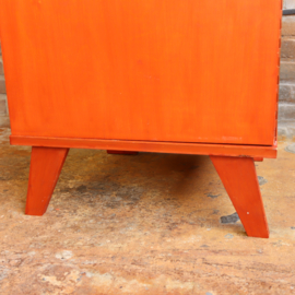 Vintage hoge smalle kast