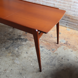 Vintage eettafel uitschuifbaar groot jaren 60