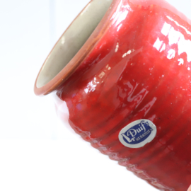 Vintage vaas rood
