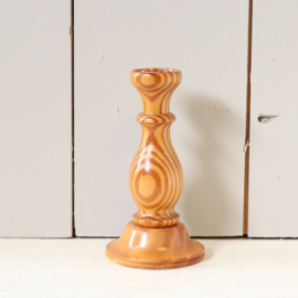 vintage kandelaar hout