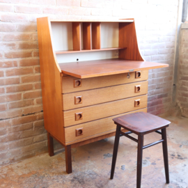 Vintage secretaire bureau/kast