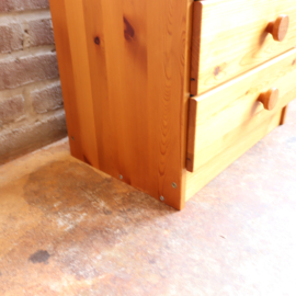 Vintage nachtkastje klein lade blokje jaren 70