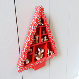 vintage kerst letterbakje