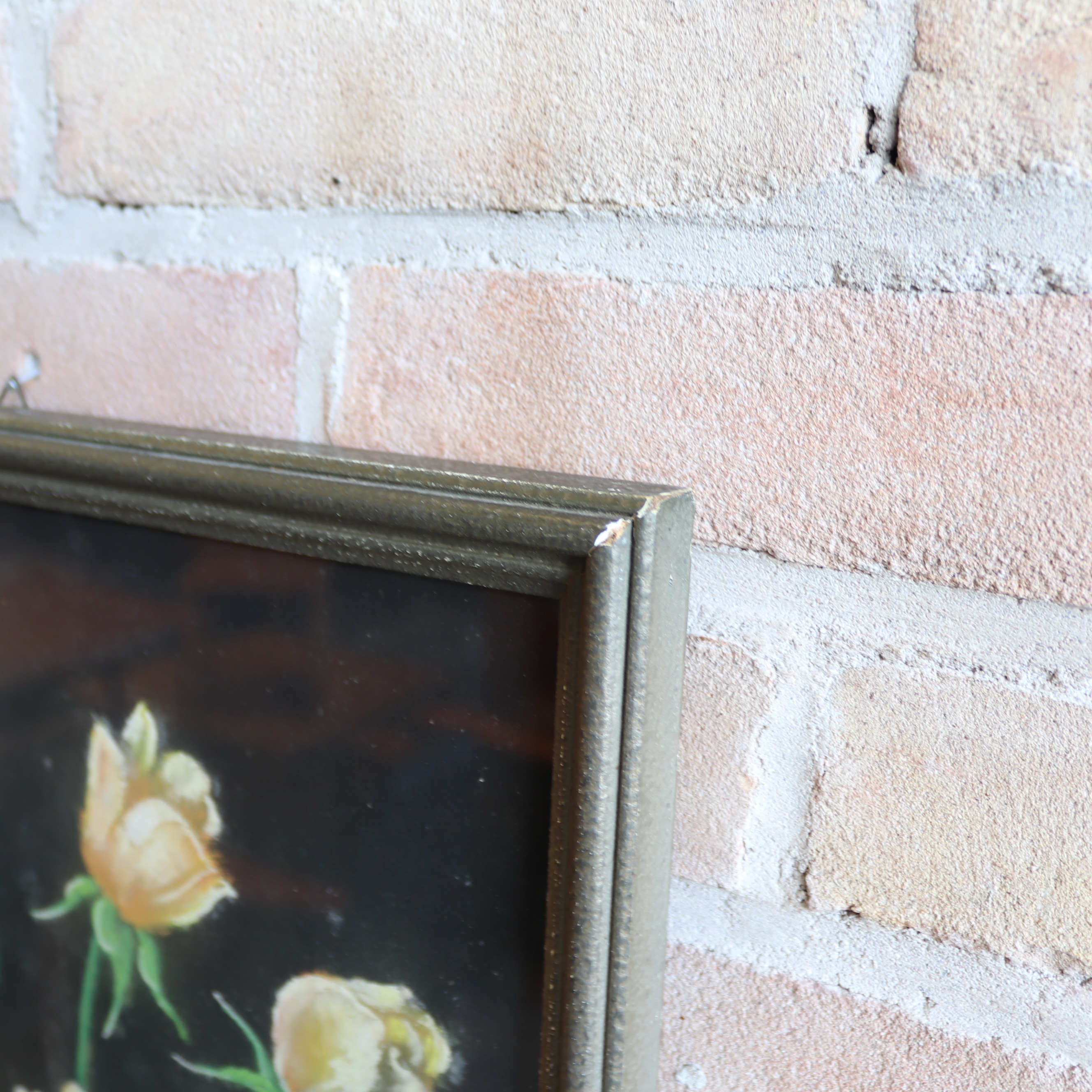 Vintage bloemen schilderij tekening