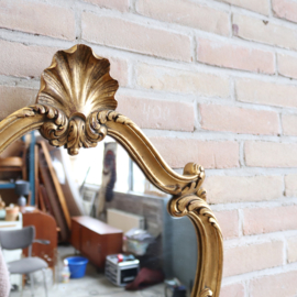 Vintage spiegel goud kleur groot