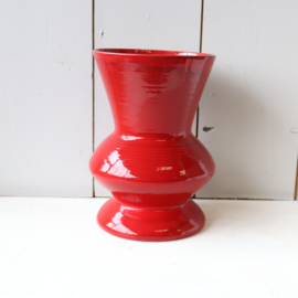 Vintage grote vaas rood