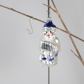 Vintage accordeon kerstbal ornament