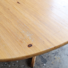 Vintage eettafel ovaal grenen Roosengaarden Denemarken
