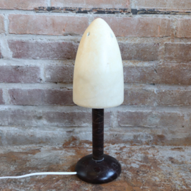 vintage albast natuursteen mushroom lampje