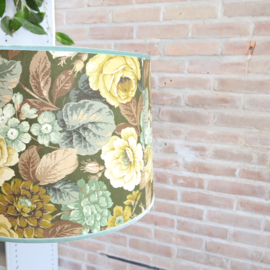 Vintage bloemenlamp