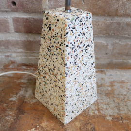 Vintage lamp italy terazzo groot