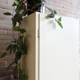 Vintage hoge smalle kast Bruynzeel
