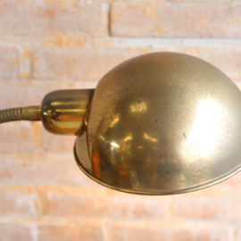Vintage messing vloerlamp
